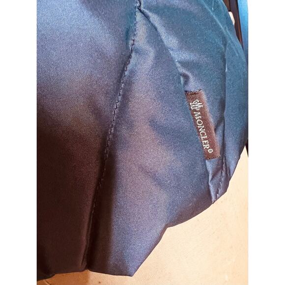 Archival Moncler Plum Down Jacket Size 2 Gold Zip Fitted Coat - Picture 8 of 10